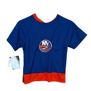 NWT All‎ Star Dogs NHL New York Islanders Pet Jersey Blue Orange XXL Hockey Pet